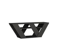 Meuble télé AZIO - BOBOCHIC - Anthracite - Moderne - Rangements Fonctionnel