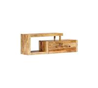 Helloshop26 Meuble télé Buffet TV télévision Design Pratique 120 cm Bois Massif de manguier 2502274