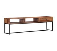 Meuble télé buffet tv télévision design pratique 160 cm bois de sesham massif 2502079