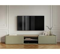Meuble TV 1 porte 1 tiroir 170 cm ANYRA vert BOBOCHIC Vert