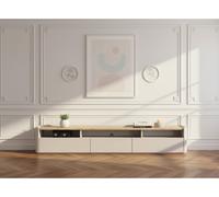 Meuble TV 1 porte 2 tiroirs 200 cm ANYRA beige BOBOCHIC Beige