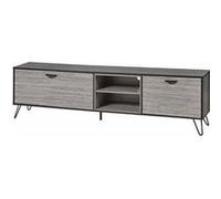 ASCA - Meuble TV 1 Porte 3 Niches 180cm -