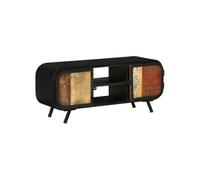 Meuble TV 110x30x45 cm Bois de récupération massif