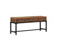 Vidaxl Meuble Tv 110x30x46 Cm Bois Massif De Récupération Marron