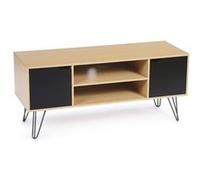 Meuble TV vintage NOEMI bois pied épingle 113 cm
