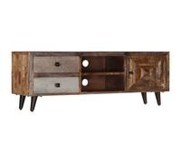 Meuble Tv 118 X 30 X 40 Cm Bois De Manguier Massif Brun