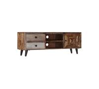 Bois de Manguier Massif Meuble TV Support TV Armoire de Télévision vidaXL