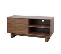 Oviala Meuble TV 120 cm scandinave Bois foncé