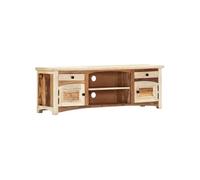 vidaXL Meuble TV 120 x 30 x 40 cm Bois de récupération massif