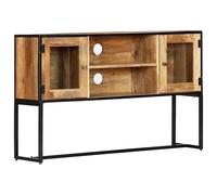 Meuble Tv 120 X 30 X 75 Cm Bois De Récupération Massif Marron