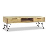 vidaXL Meuble TV 120 x 35 x 35 cm Teck massif 244575