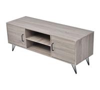 Meuble Tv 120 X 40 X 45 Cm Gris Gris