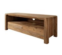 Meuble TV 125x45 Palissandre huilé Gris taupe BUENO N° 2002