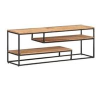 Vidaxl Meuble Tv 130x30x45 Cm Bois D'acacia Massif