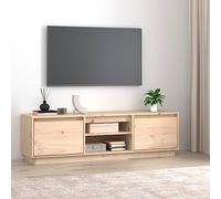 Meuble TV 140x35x40 cm Bois de pin massif