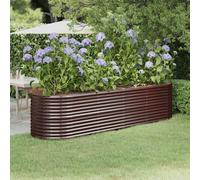 Meuble TV 140x35x40 cm Chêne fumé bois contreplaqué 3 compartiments 1 tiroir Plateau robuste Marron