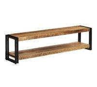vidaXL Meuble TV 150 x 30 x 40 cm Bois massif de manguier