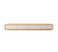 Meuble TV 160-240 Cm, Meuble Multimédia Console TV Moderne pour Salon Et Chambre À Coucher(Wood-A,160CM/63.0IN)