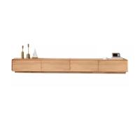 Meuble TV 160-240 Cm, Meuble Multimédia Console TV Moderne pour Salon Et Chambre À Coucher(Wood-B,240CM/94.5IN)