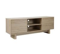 Meuble TV 160 cm scandinave bois clair - Oviala