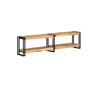 vidaXL Meuble TV 160x30x40 cm bois massif de manguier 356174