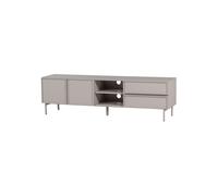 Meuble TV 180 cm mélamine/MDF sable Tours