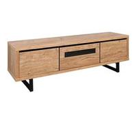 Meuble TV 2 portes 1 tiroir Sully Naturel G