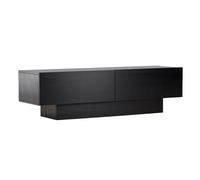 Meuble TV 2 Portes "Cuenca" 160cm Noir