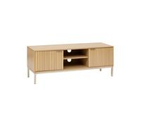 Five Simply Smart - Meuble TV 2 portes en bois TASSO - Marron