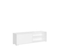 Meuble TV 2 portes Lumina avec compartiment ouvert 150x40x40 cm