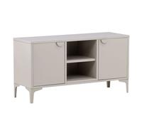 Meuble TV 2 Portes "Piring" 120cm Beige
