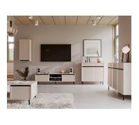 Meuble TV 2 tiroirs - OSAKA - 179 cm - beige