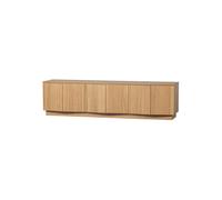 Meuble TV 200 cm Placage de chêne Naturel Zuma