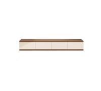 Meuble TV 220cm Meuble de Stockage au Sol en Bois Massif Style Rétro, Console de Rangement pour Salon Domestique, Centre de Loisirs pour Hôtels, Locations Saisonnières & Sociétés Meuble TV pour Salon