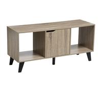 Meuble TV 3 compartiments Mix'n Modul - Marron et Noir