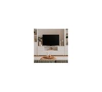 Meuble TV 4 tiroirs 160x40,1x53 cm blanc - MITZ