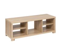 Meuble TV 5 cases en bois BIVOAK - Beige