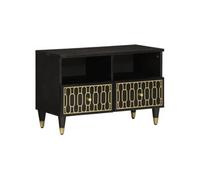 vidaXL Meuble TV 70 x 33 x 46 cm en bois massif de manguier - armoire média