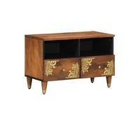 vidaXL Meuble TV 70x33x46 cm en bois de manguier massif
