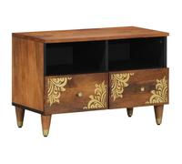 vidaXL Meuble TV 70x33x46 cm en bois de manguier massif