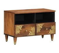 Meuble TV 70x33x46 cm en bois de manguier massif G