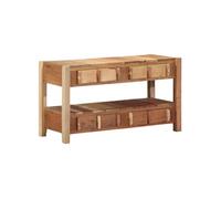 Meuble TV 83x33x46 cm en bois massif récupéré