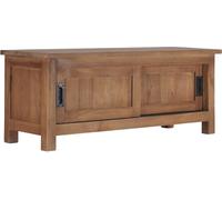 Meuble TV 90×30×35 cm en teck massif