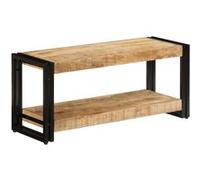 Meuble TV 90x30x40 cm Bois de manguier massif Marron G