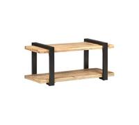 Meuble TV 90x40x40 cm Bois de manguier brut Brun