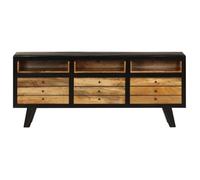 Meuble TV - AKOZON - AKO7646491512375 - Bois de manguier massif - 120 x 30 x 50 cm - Vintage