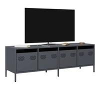 Vidaxl Meuble Tv Anthracite 135x39x43,5 Cm Acier Laminé À Froid Multicolore