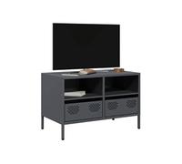vidaXL Armoire TV 851318 Anthracite 68 x 39 x 43,5 cm Acier laminé à froid