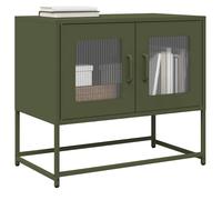 Meuble TV anthracite 68x39x60,5 cm acier laminé à froid banc tv vidaXL