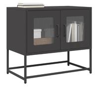 Meuble TV anthracite 68x39x60,5 cm acier laminé à froid banc tv vidaXL
